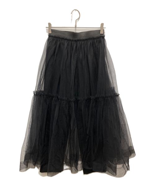 machatt（マチャット）machatt (マチャット) チュールスカートパンツ ブラック サイズ:Fの古着・服飾アイテム