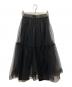 machatt（マチャット）の古着「チュールスカートパンツ」｜ブラック