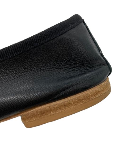 A.P.C.（アーペーセー）A.P.C. (アーペーセー) Porselli バレエパンプス ブラック サイズ:表記サイズ無し(下記参照)の古着・服飾アイテム