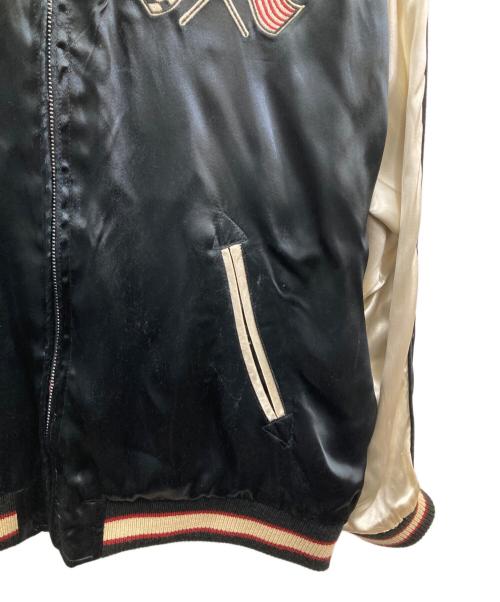 INDIAN MOTORCYCLE（インディアンモーターサイクル）INDIAN MOTORCYCLE (インディアンモーターサイクル) BETTY BOOP (ベティー・ブープ) スーベニアジャケット ブラック サイズ:XLの古着・服飾アイテム