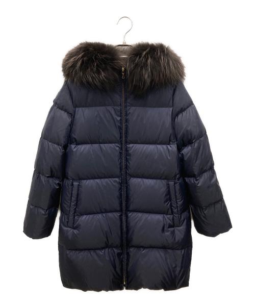 nano・universe（ナノ・ユニバース）nano・universe (ナノ・ユニバース) 西川ダウンコート ネイビー サイズ:38の古着・服飾アイテム