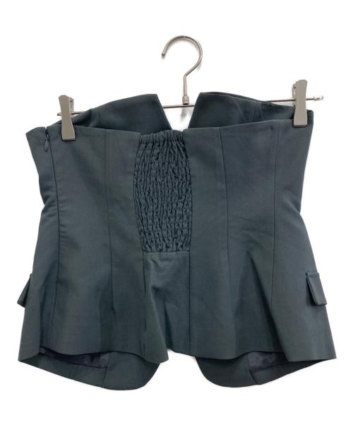 Katrin TOKYO（カトリーン トーキョー）Katrin TOKYO (カトリーン トーキョー) bustier layered slacks/ビスチェ レイヤード スラックス グレー サイズ:FREE 未使用品の古着・服飾アイテム
