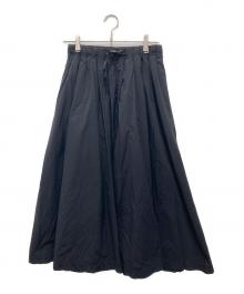 GRAMICCI×BEAMS BOY（グラミチ×ビームスボーイ）の古着「別注プールナイロンロングスカート」｜ブラック