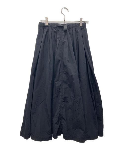 GRAMICCI（グラミチ）GRAMICCI (グラミチ) BEAMS BOY (ビームスボーイ) 別注プールナイロンロングスカート ブラック サイズ:Fの古着・服飾アイテム