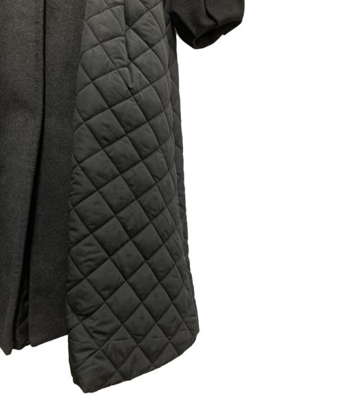 CAROLINA GLASER（カロリナ グレイサー）CAROLINA GLASER (カロリナ グレイサー) 配色キルティングコート ブラック サイズ:Fの古着・服飾アイテム