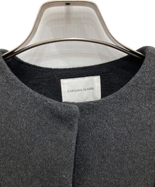 CAROLINA GLASER（カロリナ グレイサー）CAROLINA GLASER (カロリナ グレイサー) 配色キルティングコート ブラック サイズ:Fの古着・服飾アイテム