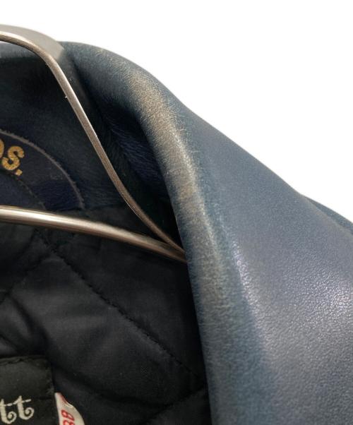 Schott（ショット）Schott (ショット) ワンスターダブルライダースジャケット ネイビー サイズ:38 LONGの古着・服飾アイテム