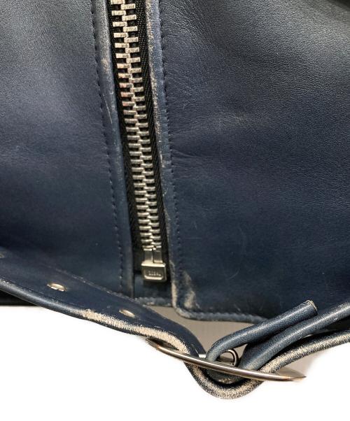 Schott（ショット）Schott (ショット) ワンスターダブルライダースジャケット ネイビー サイズ:38 LONGの古着・服飾アイテム