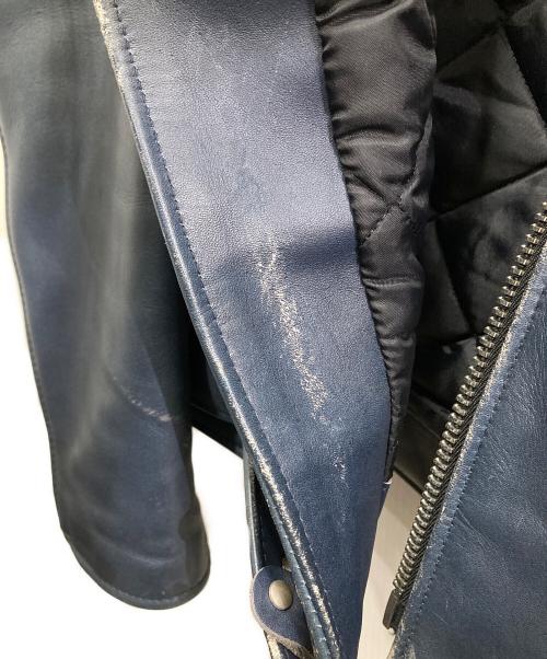Schott（ショット）Schott (ショット) ワンスターダブルライダースジャケット ネイビー サイズ:38 LONGの古着・服飾アイテム