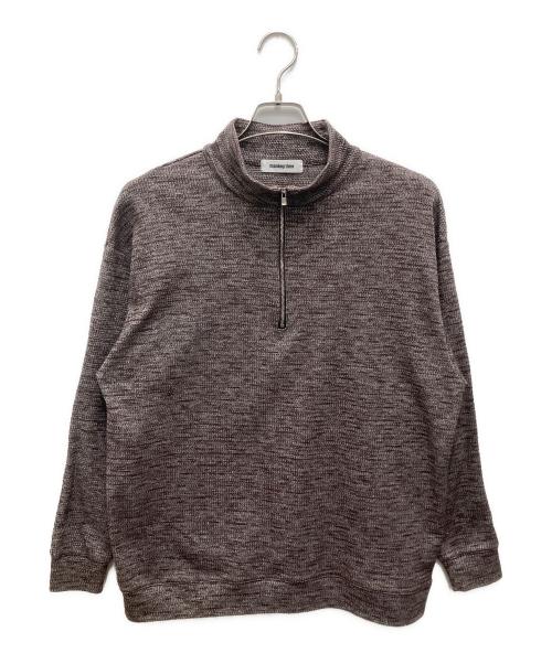 MONKEY TIME（モンキータイム）MONKEY TIME (モンキータイム) ハーフジップスウェット ブラウン サイズ:Sの古着・服飾アイテム