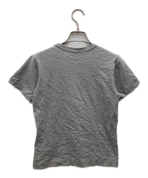 PLAY COMME des GARCONS（プレイコムデギャルソン）PLAY COMME des GARCONS (プレイコムデギャルソン) ハートロゴTシャツ グレー サイズ:Sの古着・服飾アイテム