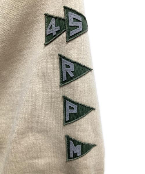 45R（フォーティファイブ・アール）45R (フォーティファイブ・アール) 北海道本裏毛の908スタジアムブルゾン ベージュ サイズ:XLの古着・服飾アイテム