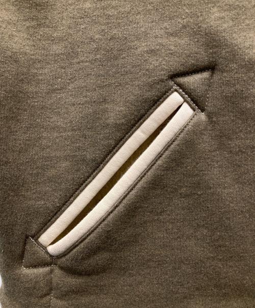 45R（フォーティファイブ・アール）45R (フォーティファイブ・アール) 北海道本裏毛の908スタジアムブルゾン ベージュ サイズ:XLの古着・服飾アイテム