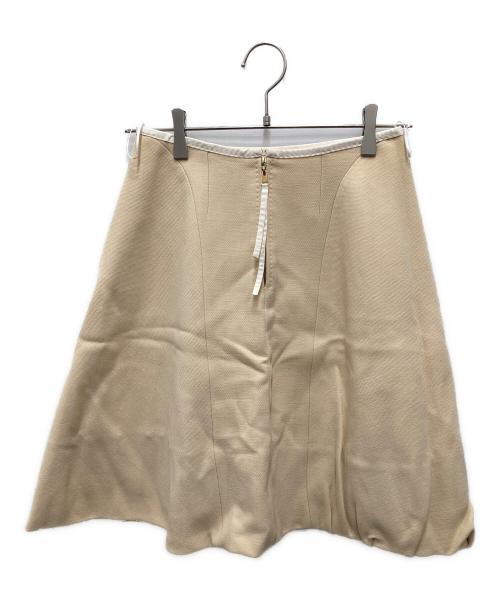 LOUIS VUITTON（ルイ ヴィトン）LOUIS VUITTON (ルイ ヴィトン) タックウールバルーンスカート ベージュ サイズ:36の古着・服飾アイテム
