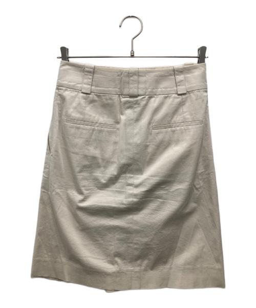 CELINE（セリーヌ）CELINE (セリーヌ) タックスカート ベージュ サイズ:34の古着・服飾アイテム