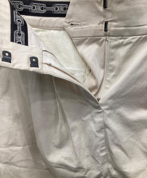 CELINE（セリーヌ）CELINE (セリーヌ) タックスカート ベージュ サイズ:34の古着・服飾アイテム
