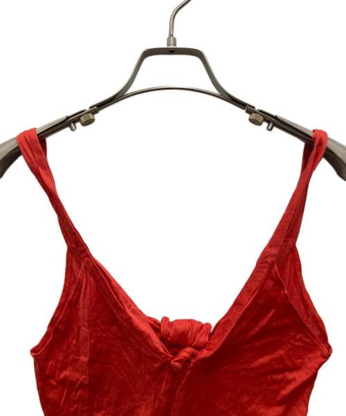 GUCCI（グッチ）GUCCI (グッチ) ノースリーブカットソー レッド サイズ:Mの古着・服飾アイテム