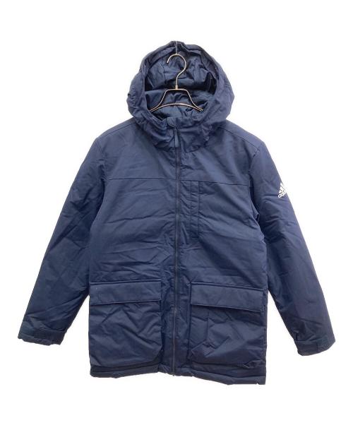 adidas（アディダス）adidas (アディダス) ユーティリタスフードジャケット ネイビー 未使用品の古着・服飾アイテム