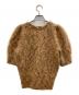 MACPHEE (マカフィー) レオパード ハーフスリーブカーディガン ブラウン サイズ:S：5000円