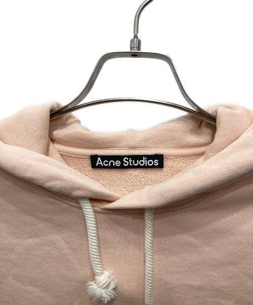 Acne studios（アクネ ストゥディオス）Acne studios (アクネ ストゥディオス) フェイスロゴパッチパーカー ピンク サイズ:XSの古着・服飾アイテム