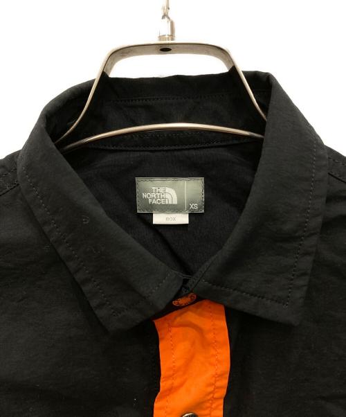 THE NORTH FACE（ザ ノース フェイス）THE NORTH FACE (ザ ノース フェイス) ロングスリーブヌプシシャツ オレンジ×ブラック サイズ:XSの古着・服飾アイテム
