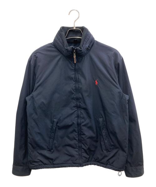 POLO RALPH LAUREN（ポロ・ラルフローレン）POLO RALPH LAUREN (ポロ・ラルフローレン) 中綿スイングトップ ネイビー サイズ:Lの古着・服飾アイテム