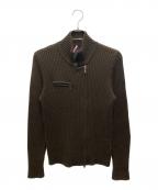 BELSTAFFベルスタッフ）の古着「ニットジャケット」｜ブラウン