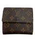 LOUIS VUITTON (ルイ ヴィトン) ポルトモネ・ビエ カルトクレディ ブラウン：4000円
