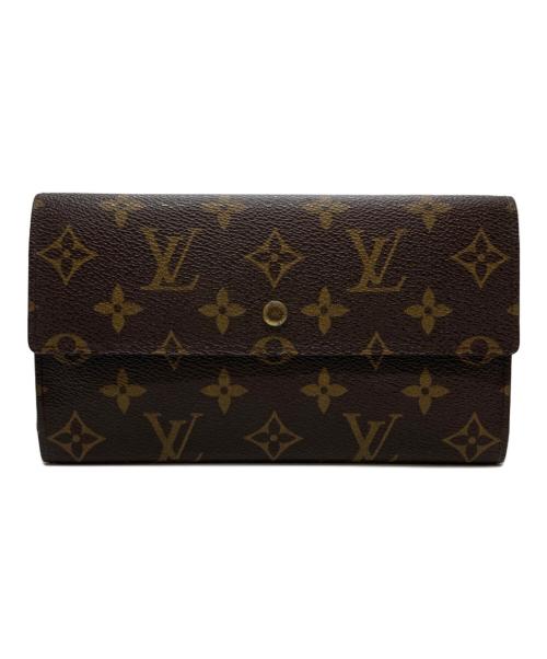 LOUIS VUITTON（ルイ ヴィトン）LOUIS VUITTON (ルイ ヴィトン) 3つ折り財布 ブラウンの古着・服飾アイテム