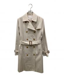MICHEL KLEIN（ミッシェルクラン）の古着「ベーシックトレンチコート」｜アイボリー