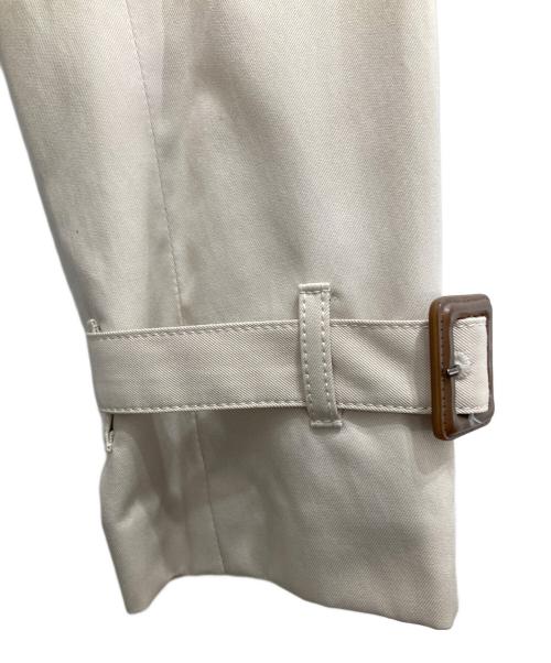 MICHEL KLEIN（ミッシェルクラン）MICHEL KLEIN (ミッシェルクラン) ベーシックトレンチコート アイボリー サイズ:38 未使用品の古着・服飾アイテム