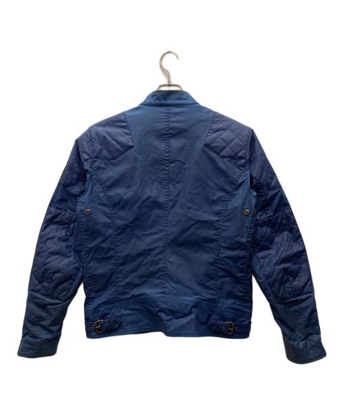 BELSTAFF（ベルスタッフ）BELSTAFF (ベルスタッフ) アウトローワックスコットンブルゾン ブルー サイズ:48の古着・服飾アイテム
