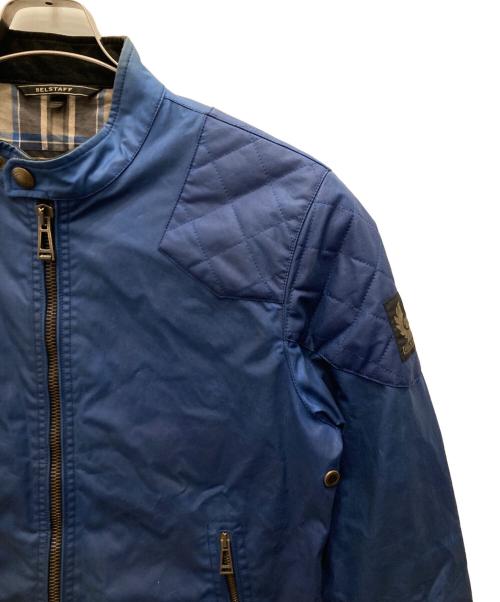 BELSTAFF（ベルスタッフ）BELSTAFF (ベルスタッフ) アウトローワックスコットンブルゾン ブルー サイズ:48の古着・服飾アイテム