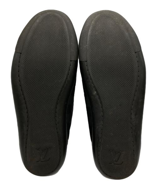 LOUIS VUITTON（ルイ ヴィトン）LOUIS VUITTON (ルイ ヴィトン) ダミエローカットスニーカー ブラック サイズ:7の古着・服飾アイテム