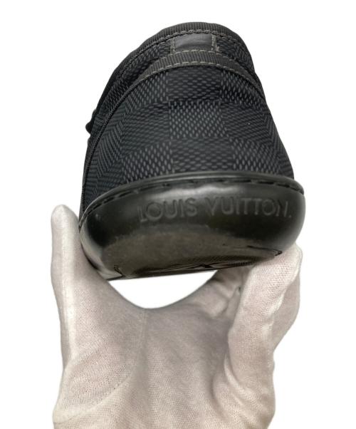 LOUIS VUITTON（ルイ ヴィトン）LOUIS VUITTON (ルイ ヴィトン) ダミエローカットスニーカー ブラック サイズ:7の古着・服飾アイテム