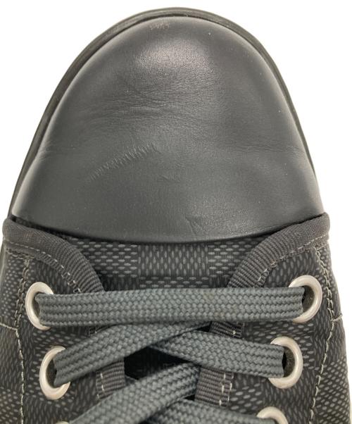 LOUIS VUITTON（ルイ ヴィトン）LOUIS VUITTON (ルイ ヴィトン) ダミエローカットスニーカー ブラック サイズ:7の古着・服飾アイテム