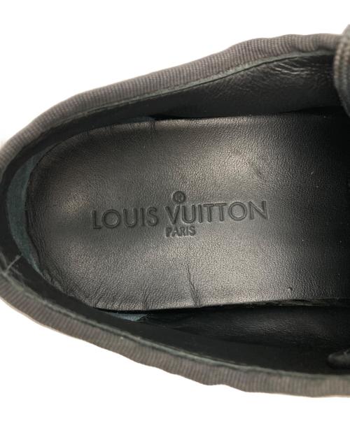 LOUIS VUITTON（ルイ ヴィトン）LOUIS VUITTON (ルイ ヴィトン) ダミエローカットスニーカー ブラック サイズ:7の古着・服飾アイテム