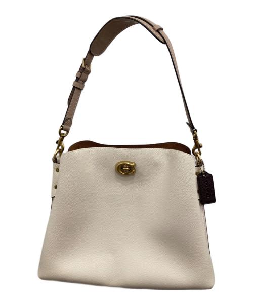 COACH（コーチ）COACH (コーチ) ウィロウショルダーバッグ アイボリーの古着・服飾アイテム