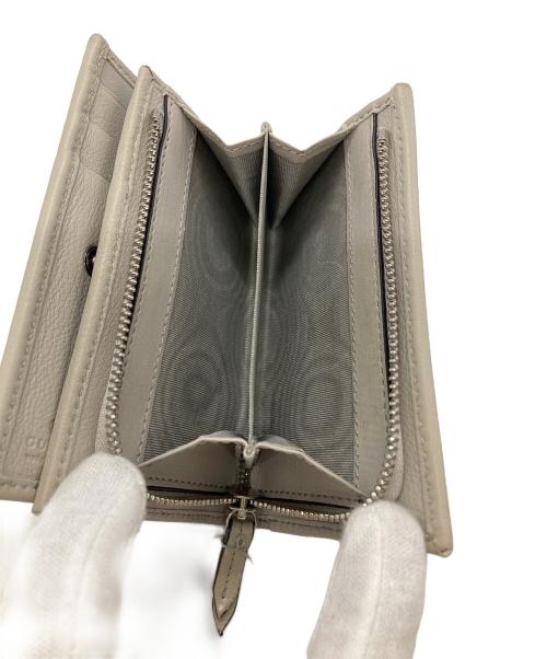 GUCCI（グッチ）GUCCI (グッチ) ダブルG スモールウォレット ベージュの古着・服飾アイテム