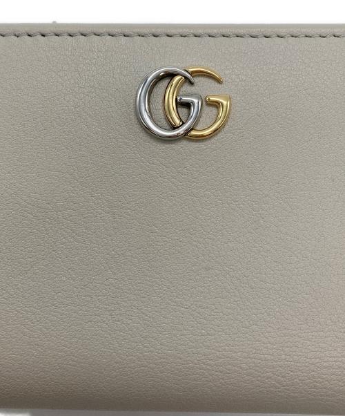 GUCCI（グッチ）GUCCI (グッチ) ダブルG スモールウォレット ベージュの古着・服飾アイテム