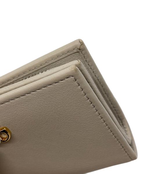 GUCCI（グッチ）GUCCI (グッチ) ダブルG スモールウォレット ベージュの古着・服飾アイテム