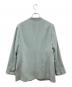 green label relaxing (グリーンレーベルリラクシング) ノーラペル ロング ジャケット ミントグリーン サイズ:38：4000円