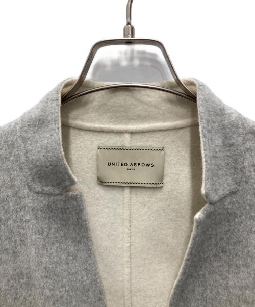 UNITED ARROWS TOKYO（ユナイテッドアローズトウキョウ）UNITED ARROWS TOKYO (ユナイテッドアローズトウキョウ) リバーベルトコート グレー サイズ:38の古着・服飾アイテム