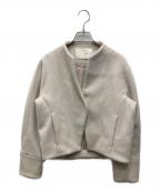 qualiteカリテ）の古着「ショートビーバージャケット」｜アイボリー