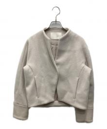 qualite（カリテ）の古着「ショートビーバージャケット」｜アイボリー