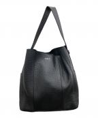 FURLAフルラ）の古着「ESSENTIAL M ホーボバッグ」｜ブラック