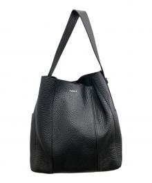 FURLA（フルラ）の古着「ESSENTIAL M ホーボバッグ」｜ブラック