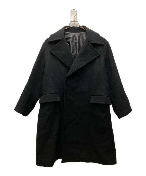 hotel palace（ホテルプレイス）hotel palace (ホテルプレイス) ウールカシミヤ ロングコート ブラック サイズ:Mの古着・服飾アイテム