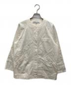 Christian Diorクリスチャン ディオール）の古着「コットンノーカラージャケット」｜ホワイト