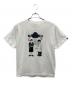 UNIVERSAL OVERALL（ユニバーサルオーバーオール）の古着「コラボプリントTシャツ」｜ホワイト